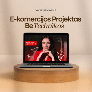 E-komercijos Projekto Rezervacija (paruošta svetainė + auginimo mokymai)